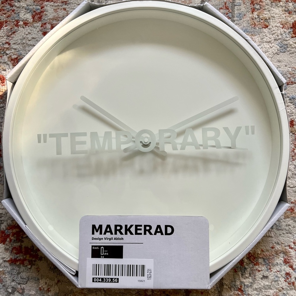 Off White x Virgil Abloh x IKEA clock NEW - Picture 4 of 4